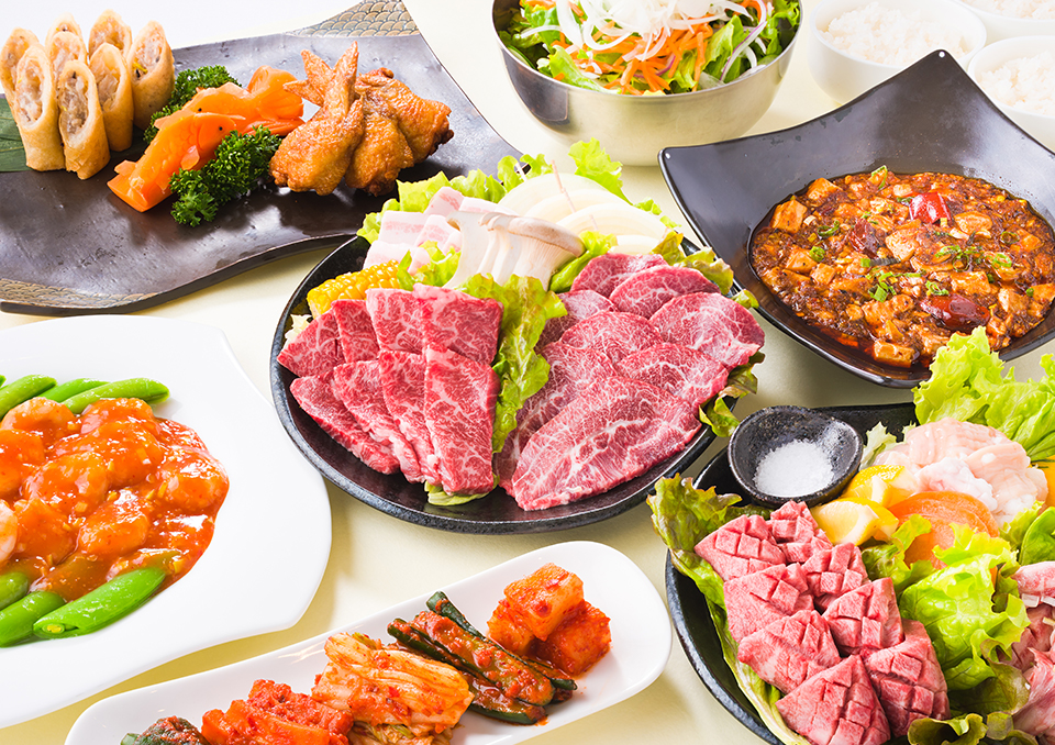 焼肉中華コース